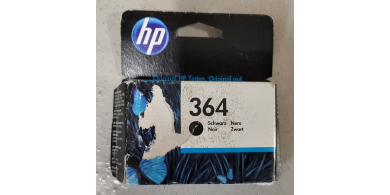 Tintenpatrone HP 364 Schwarz CB316EE Neu OVP Original HP Photosmart 5510 5515 Rg 