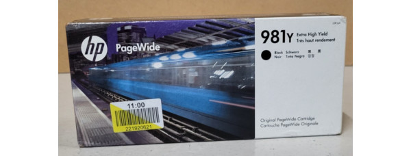 Tintenpatrone HP 981Y Schwarz L0R16A Neu OVP Original HP PageWide Enterprise 556 