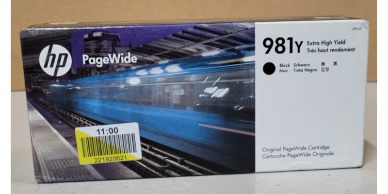 Tintenpatrone HP 981Y Schwarz L0R16A Neu OVP Original HP PageWide Enterprise 556 