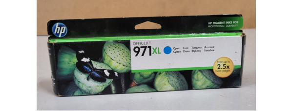 Tintenpatrone HP 971XL Cyan Neu OVP HP OfficeJet X451 X476 MHD 09.2017  