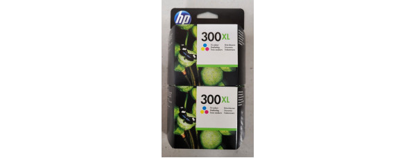 2 Tintenpatronen HP 300XL dreifarbig CC644EE Neu OVP HP DeskJet D1660 Rg MwSt. 