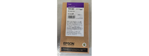 Tintenpatrone Epson T913D Violet Neu OVP Original SC-P5000 MHD: 08.2021 . 