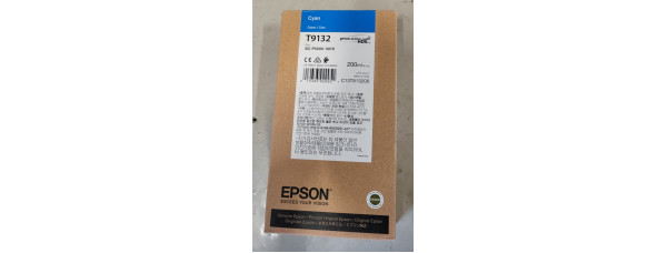 Tintenpatrone Epson T9132 Cyan Neu OVP Original SC-P5000 MHD: 07.2021  
