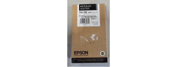 Tintenpatrone Epson T6128 Matte Schwarz Neu OVP Original Stylus Pro 7400 . 
