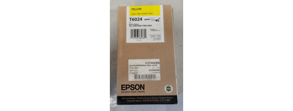 Tintenpatrone Epson T6024 Gelb Neu OVP Original Stylus Pro 7800 MHD: 06.2011 Rg 