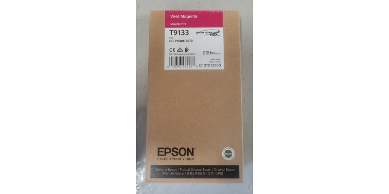 Tintenpatrone Epson T9133 Magenta Neu OVP Original SC-P5000 MHD: 02.2021  