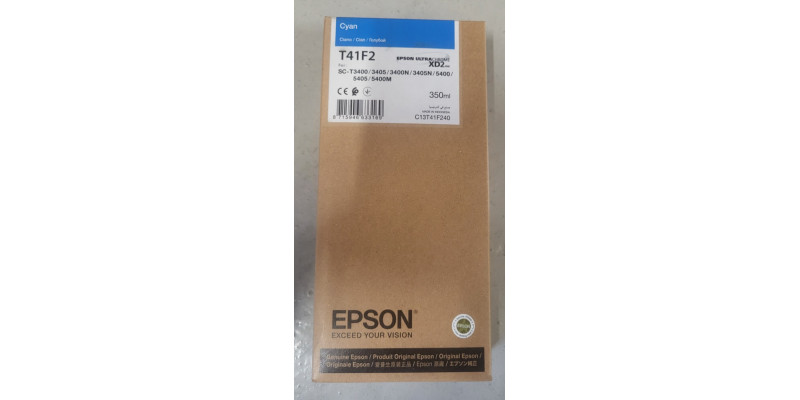 Tintenpatrone Epson T41F2 Cyan Neu OVP A-Ware Original SC-T3400 10.2027 . 