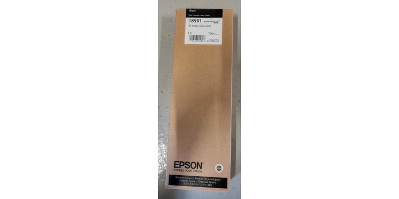 Tintenpatrone Epson T8901 Schwarz Neu OVP Original SC-S40600 MHD: 03.2020 