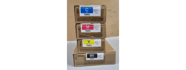 4 Tintenpatronen Epson T8691 T8692 T8693 T8694 Neu OVP Original WF-R8590 Rg 