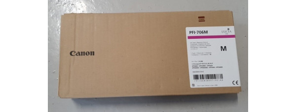 Tinte Canon PFI-706M Magenta 6683B001 Neu OVP A-Ware Original IPF8300 01.2026 
